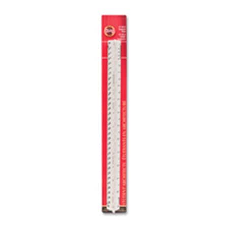 Koh-I-Noor Triangular Architect Scale- 1.6 in. x 15.6 in.- White KOH3272BC